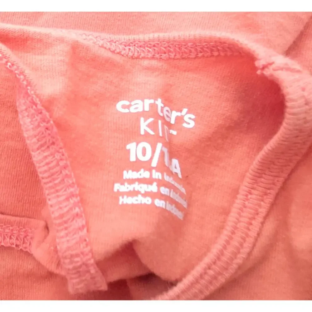 Carter's Girls 10 Long Sleeve Nature is Magical Keyhole Twist Cotton Tee